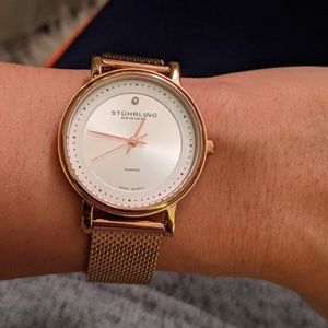 Stuhrling Original Rose Gold Watch
